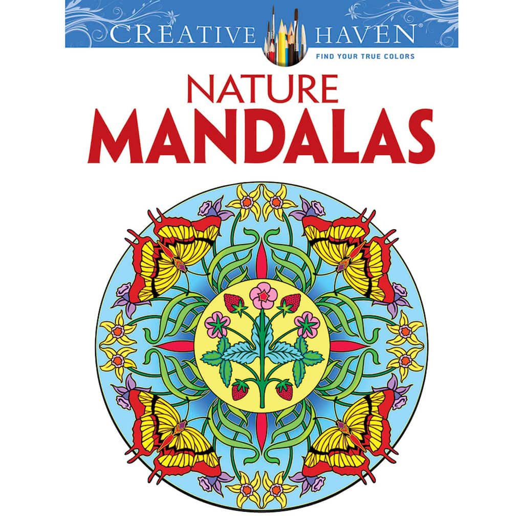 Download Creative Haven Nature Mandalas Coloring Book